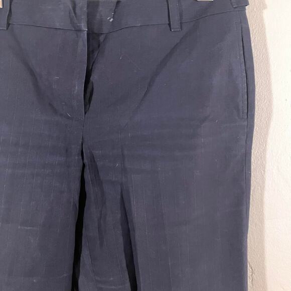 J.‎ Crew Favorite Fit Navy Blue Pinstripe Slack Pants - Picture 2 of 4